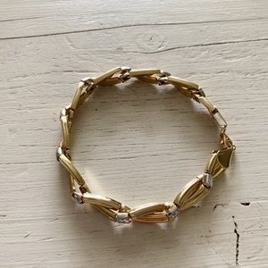 Chunky and still delicate 14k gold bracelet